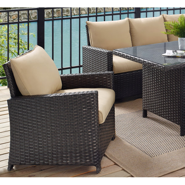 Alcott Hill® Zeringue Wicker/Rattan 7 Person Seating Group with
